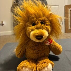 Ty Attic Treasures Leon Lion Plush w/ Tag January 6 Birthday Retired